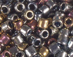 Z156721 156721 Z155721 155721 Perles japonaises cylindre Treasure galvanise multi couleur Toho - Article