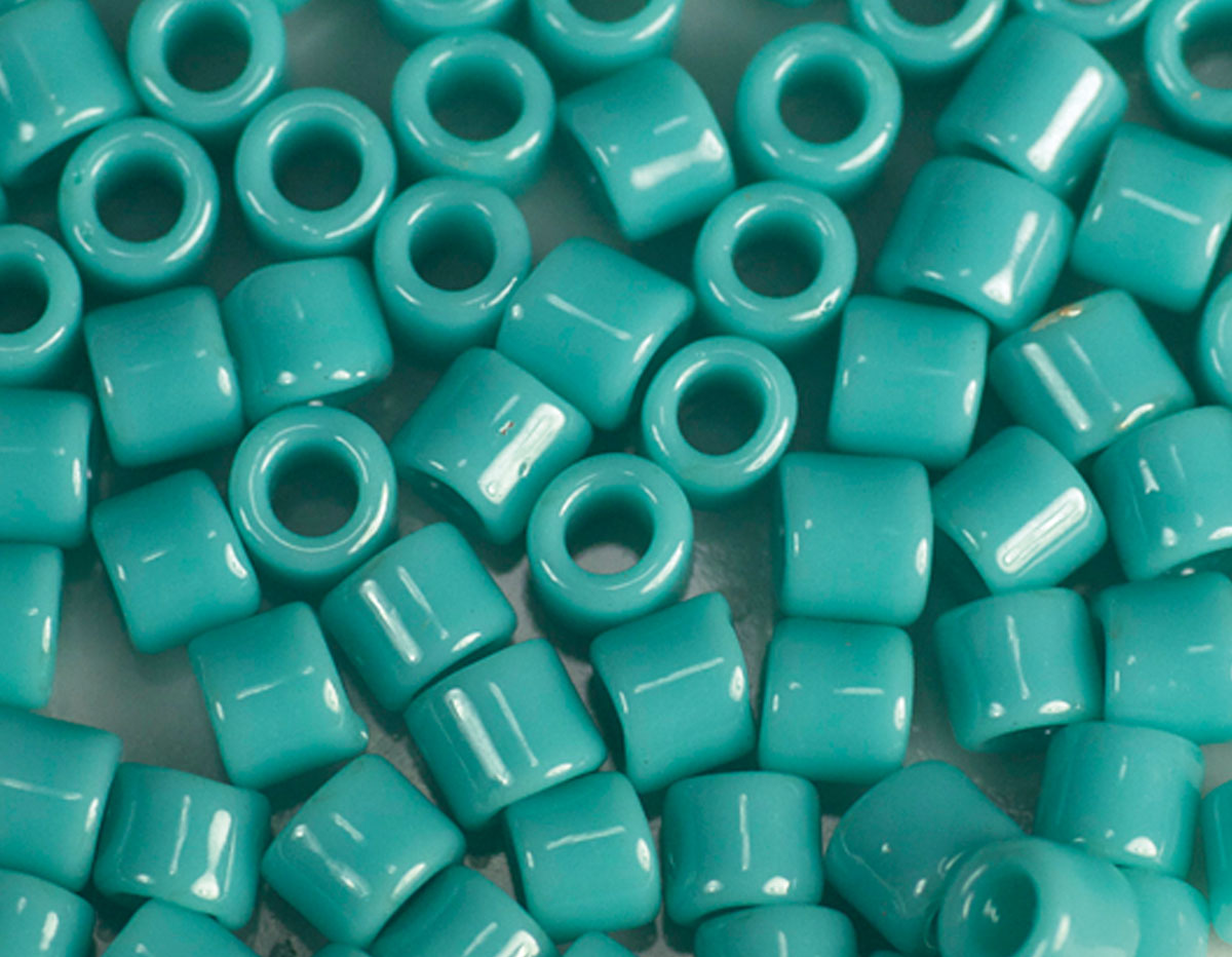 Z156855 156855 Z155855 155855 Perles japonaises cylindre Treasure opaque turquoise Toho