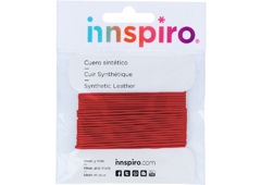 15983 15989 15995 Cordon cuir synthetique rouge Innspiro - Article