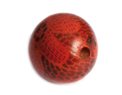 16003 Perle bois boule rouge Innspiro - Article