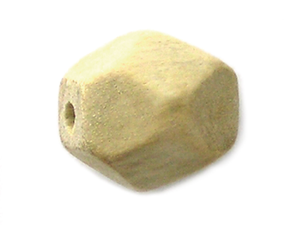 16045 Perle bois forme irreguliere blanc Innspiro