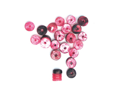 16061 Perle coquille de perle mere disque rouge Innspiro - Article