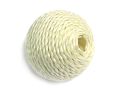 16500 Z16500 Perle bois boule doublee avec cordon blanc Innspiro - Article