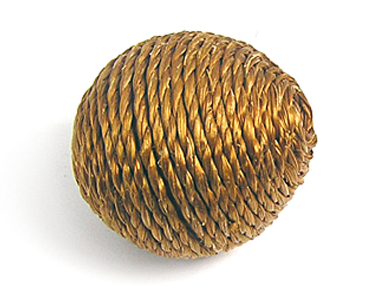 Z16503 16503 Perle bois boule doublee avec cordon marron Innspiro