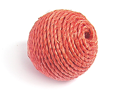 Z16504 16504 Perle bois boule doublee avec cordon rouge Innspiro - Article