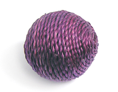 Z16506 16506 Perle bois boule doublee avec cordon mauve Innspiro - Article