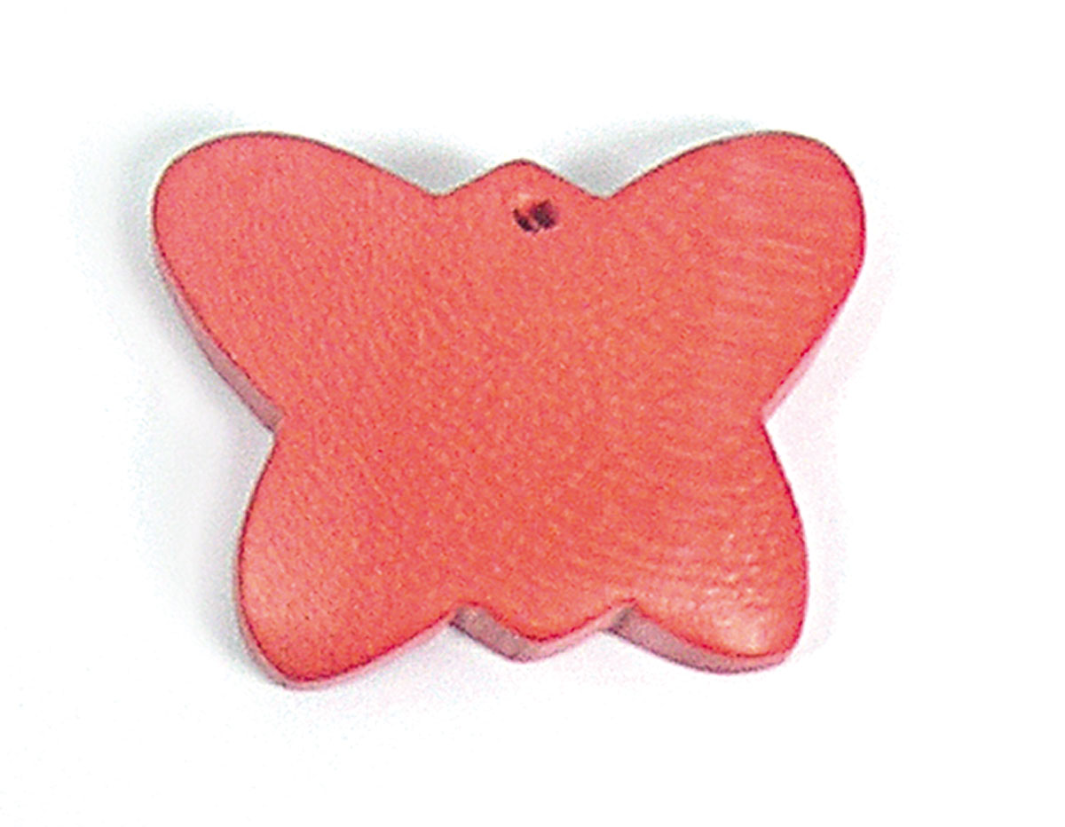 Z16654 16654 Pendentif bois papillon cire rouge Innspiro