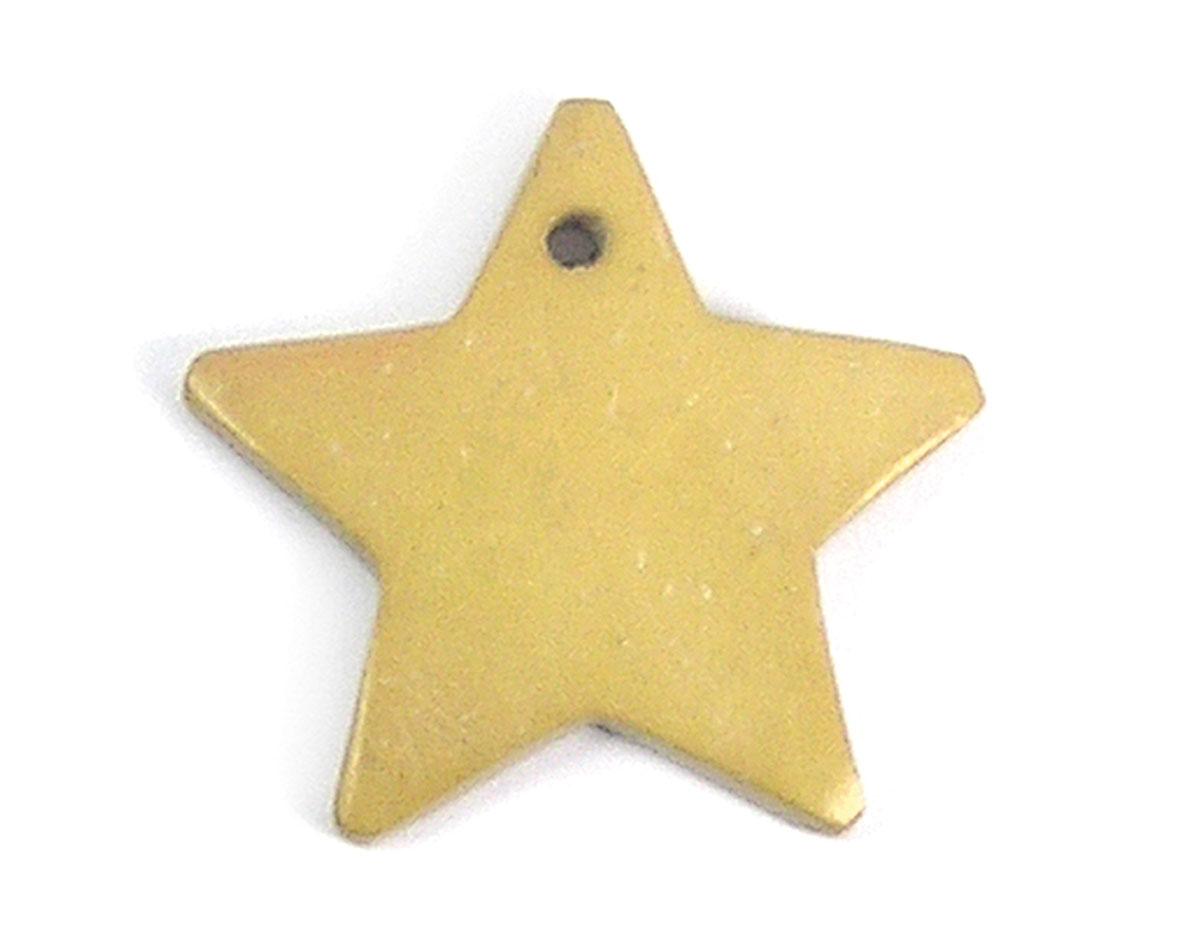 Z16672 16672 Colgante madera estrella encerada ocre Innspiro