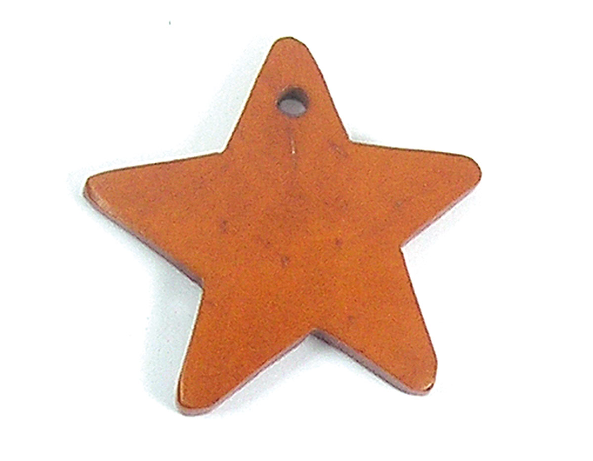 Z16673 16673 Colgante madera estrella encerada marron Innspiro