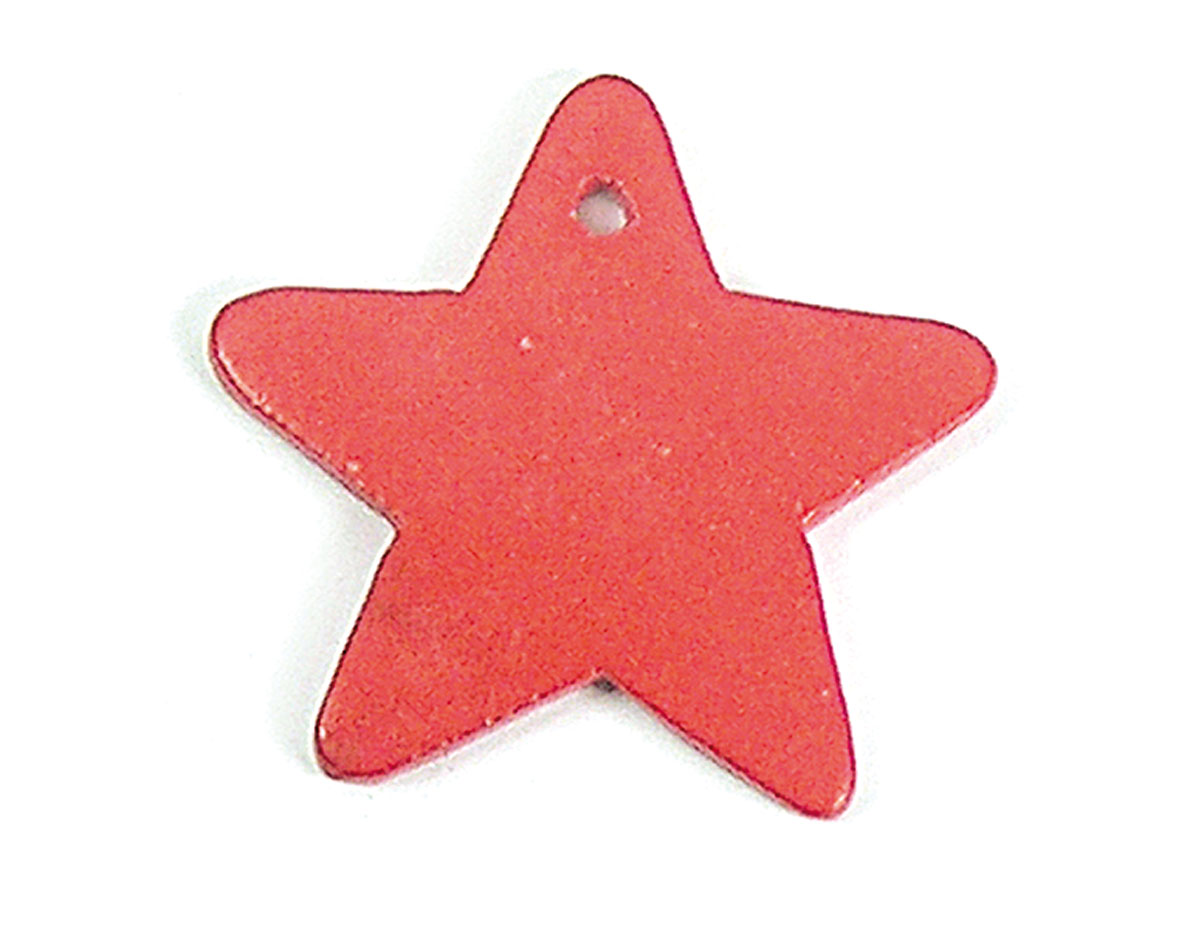 Z16674 16674 Colgante madera estrella encerada roja Innspiro