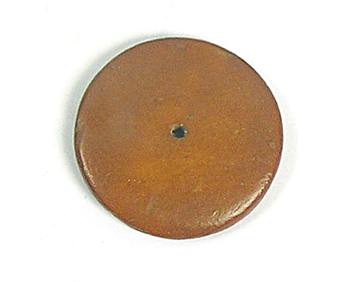 Z16713 16713 Colgante madera disco encerada marron Innspiro
