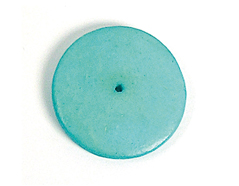 Z16717 16717 Pendentif bois disque cire turquoise Innspiro - Article