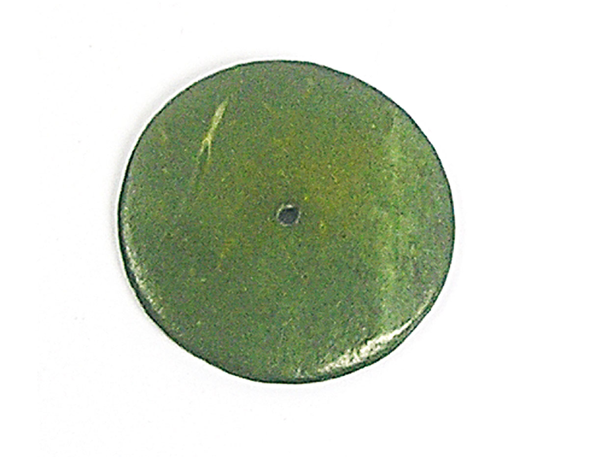 Z16718 16718 Colgante madera disco encerada verde Innspiro