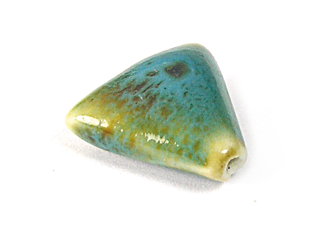 17104 Z17104 Perle ceramique triangle bleu Innspiro