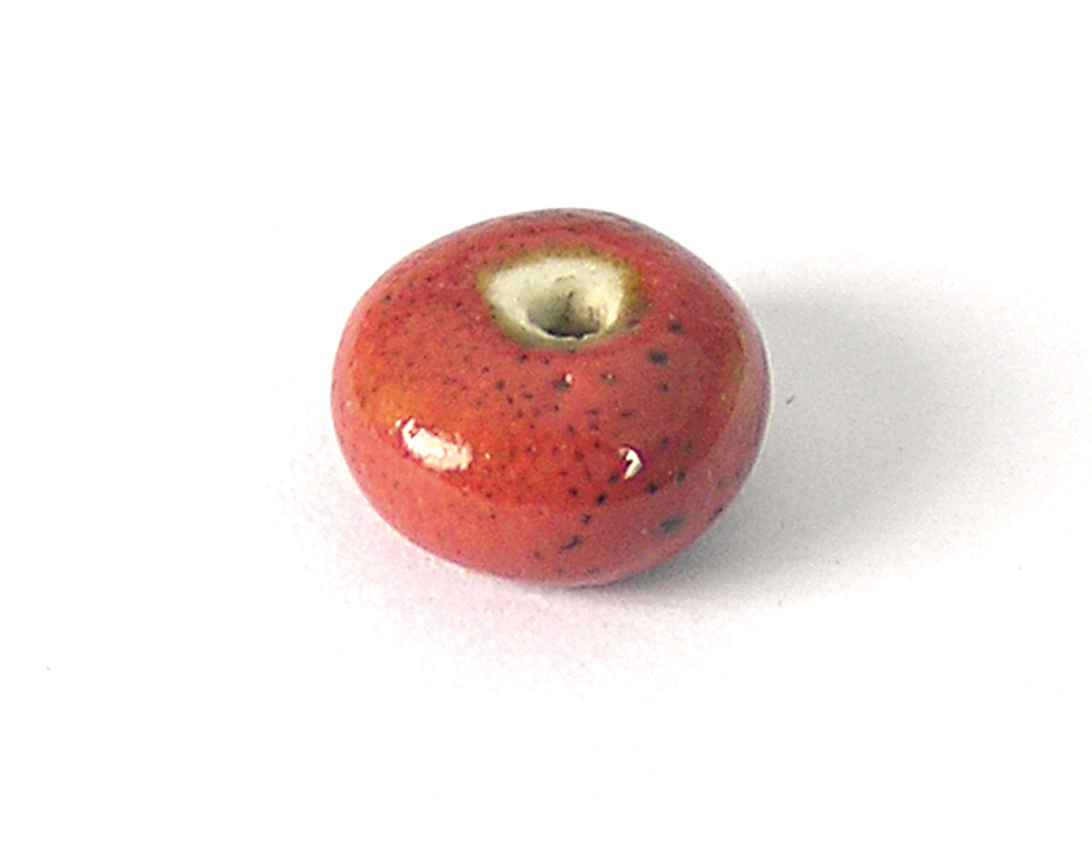17113 Z17113 Perle ceramique disque rouge Innspiro