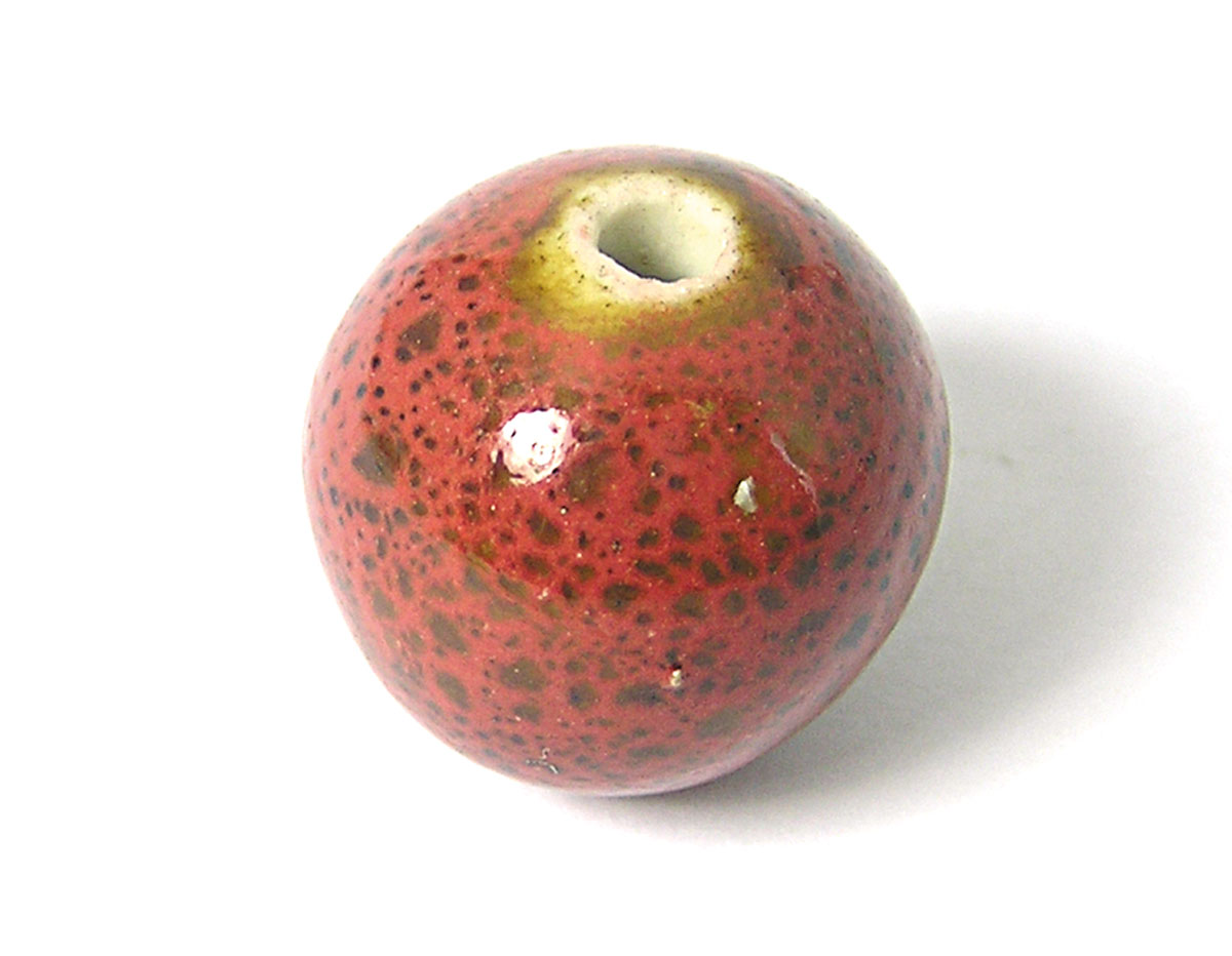 Z17114 17114 17123 Z17123 Perle ceramique boule rouge Innspiro