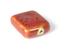 Z17120 17120 Perle ceramique carre rouge Innspiro - Article
