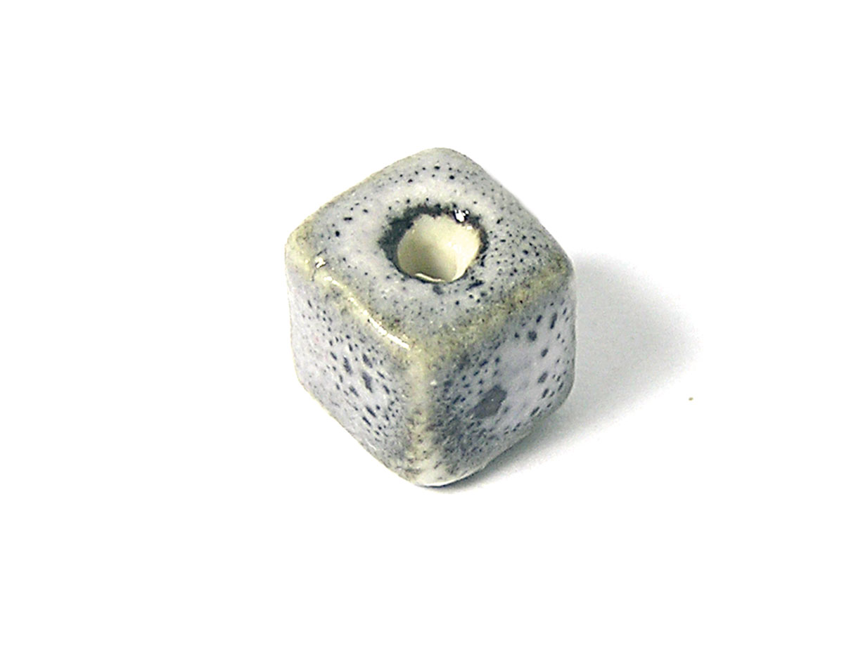 Z17126 17126 Cuenta ceramica cubo gris Innspiro