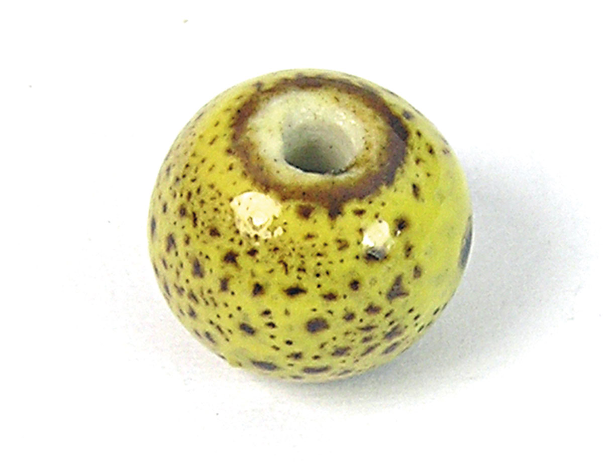 Z17141 17141 Cuenta ceramica bola amarilla Innspiro