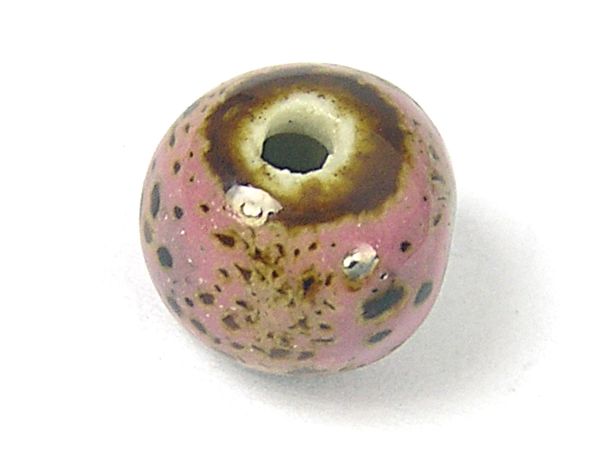 Z17142 17142 Perle ceramique boule rose Innspiro
