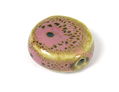 Z17144 17144 Perle ceramique disque rose Innspiro - Article