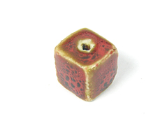 Z17146 17146 Perle ceramique cube rouge Innspiro - Article