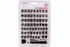 17339 Set tampons acryliques Alphabet en negatif 14x18cm Innspiro - Article