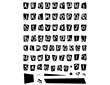 17339 Set tampons acryliques Alphabet en negatif 14x18cm Innspiro - Article1