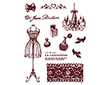17359 Set sellos acrilicos Costura elegante 14x18cm Innspiro - Ítem1