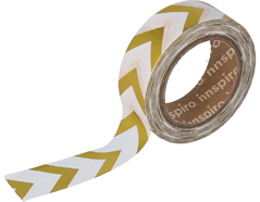 17409 Cinta masking tape Washi foil flechas dorado 15mm x10m Innspiro - Ítem