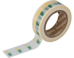 17413 Ruban masking tape Washi ananas 15mm x10m Innspiro - Article