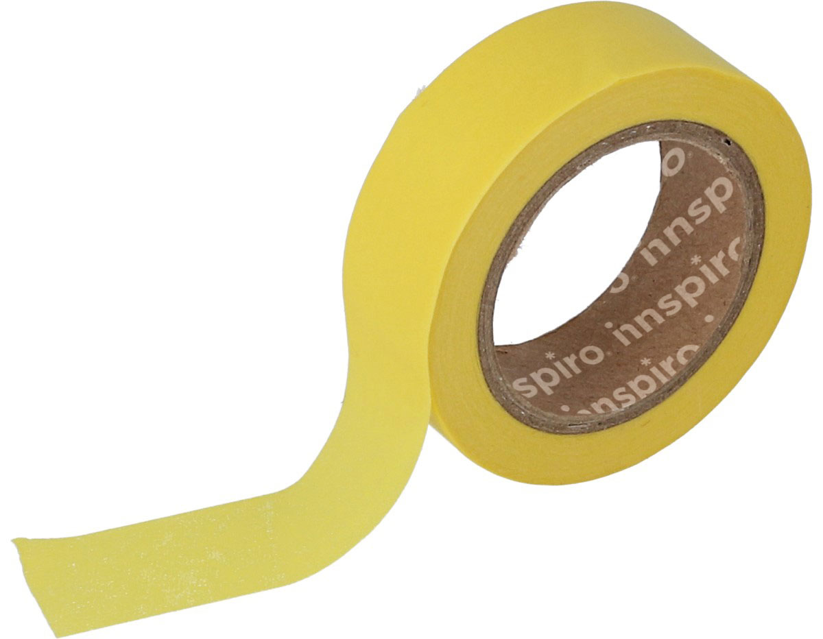 17426 Ruban masking tape Washi jaune 15mm x10m Innspiro
