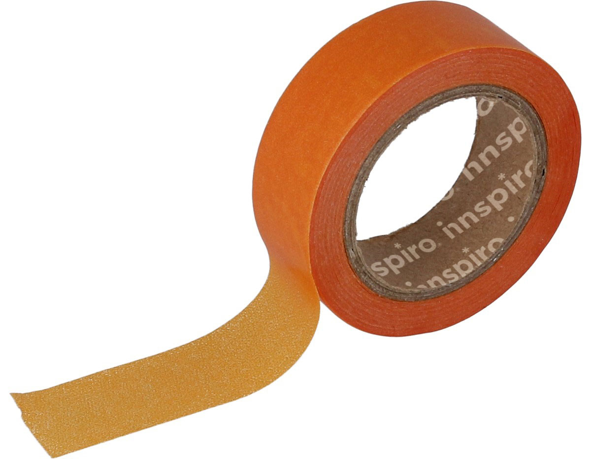 17427 Cinta masking tape Washi naranja 15mm x10m Innspiro