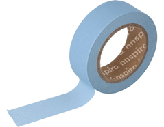 17430 Cinta masking tape Washi azul claro 15mm x10m Innspiro - Ítem