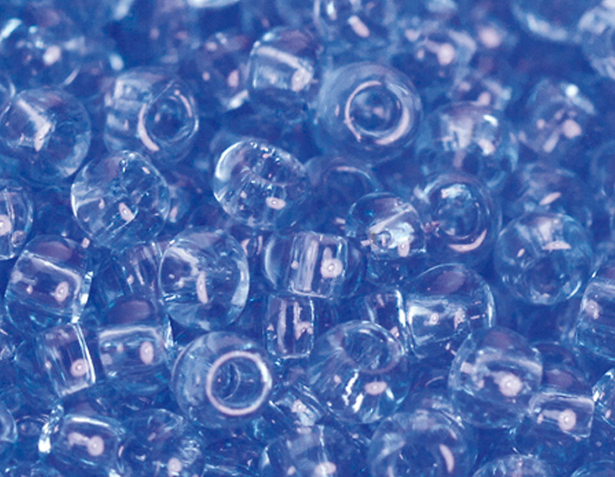 Z180003L 180003L Perles japonaises rocaille transparent bleu Toho