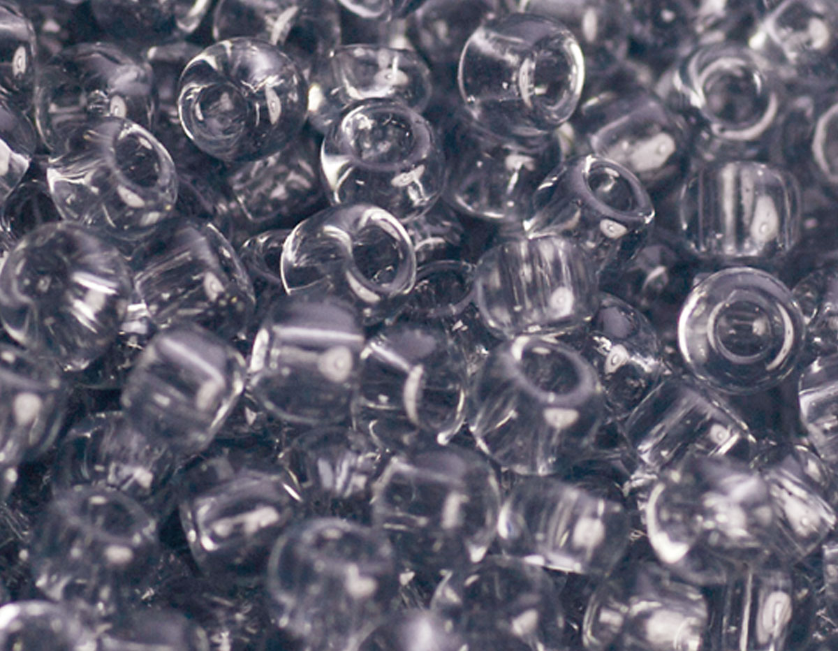 Z180009 180009 Perles japonaises rocaille transparent gris Toho