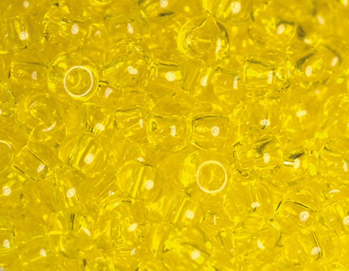 Z180012 180012 Perles japonaises rocaille transparent jaune Toho