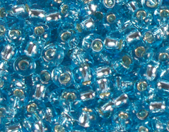 Z180023 180023 Perles japonaises rocaille argente bleu Toho - Article