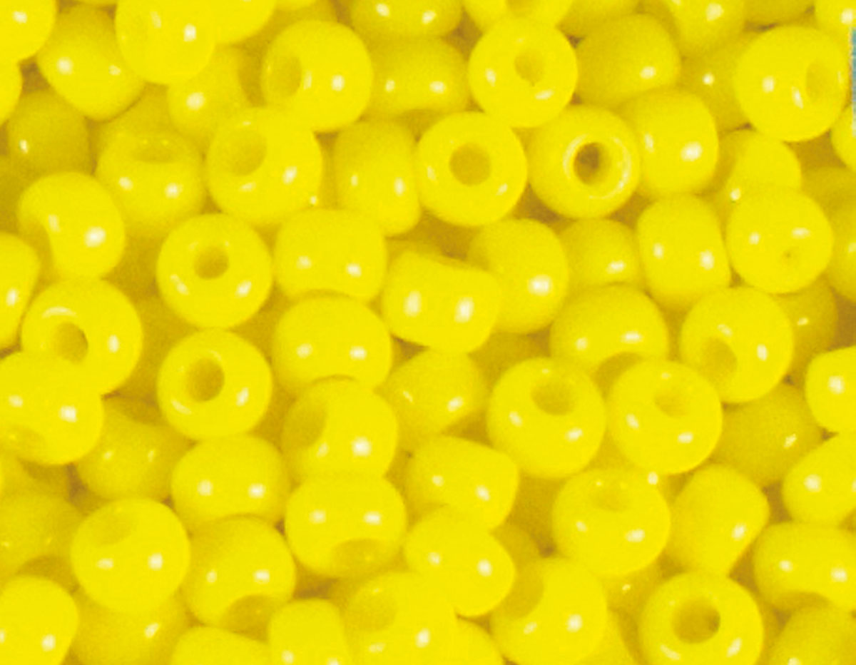 Z180042 180042 Perles japonaises rocaille opaque jaune Toho