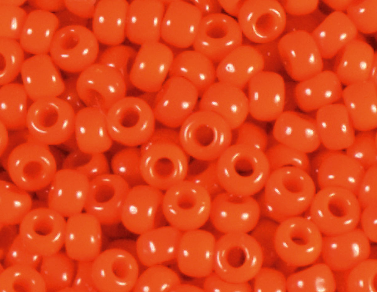 Z180050 180050 Perles japonaises rocaille opaque orange Toho