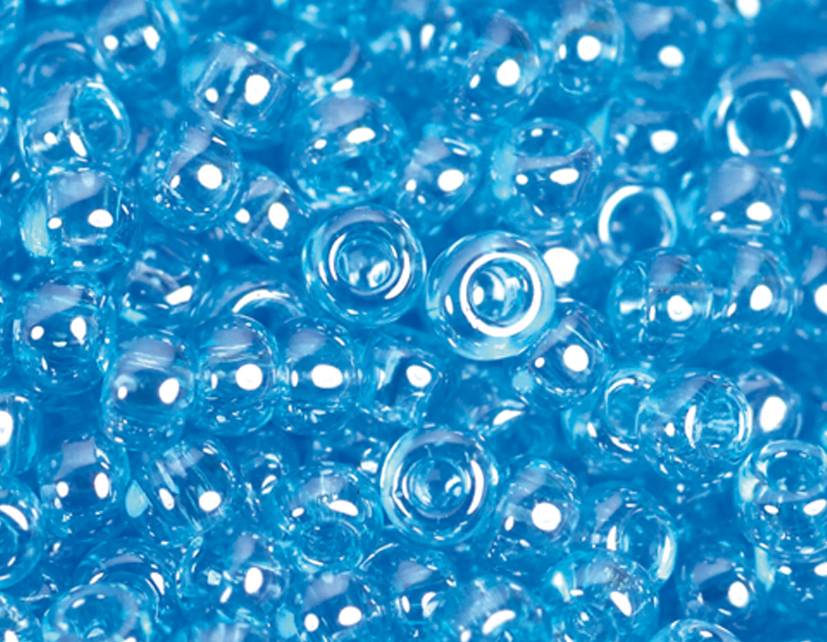 Z180104 180104 Perles japonaises rocaille brillant bleu Toho