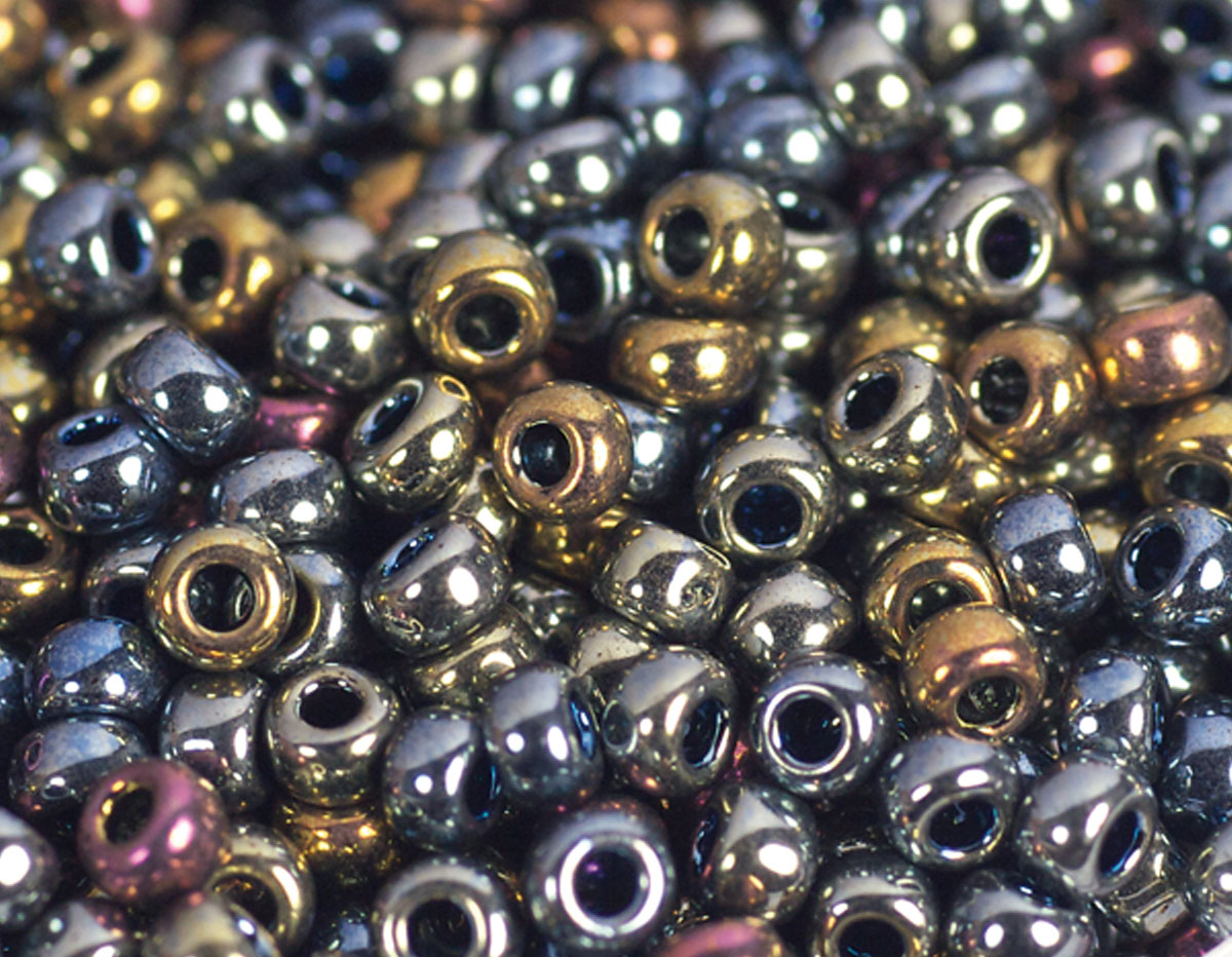 Z180721 180721 Perles japonaises rocaille galvanise multi couleur Toho