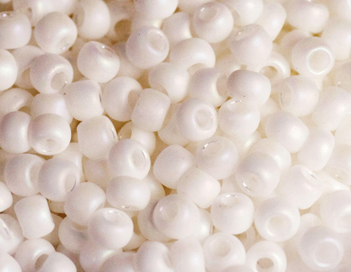Z180761 180761 Perles japonaises rocaille mate blanc Toho