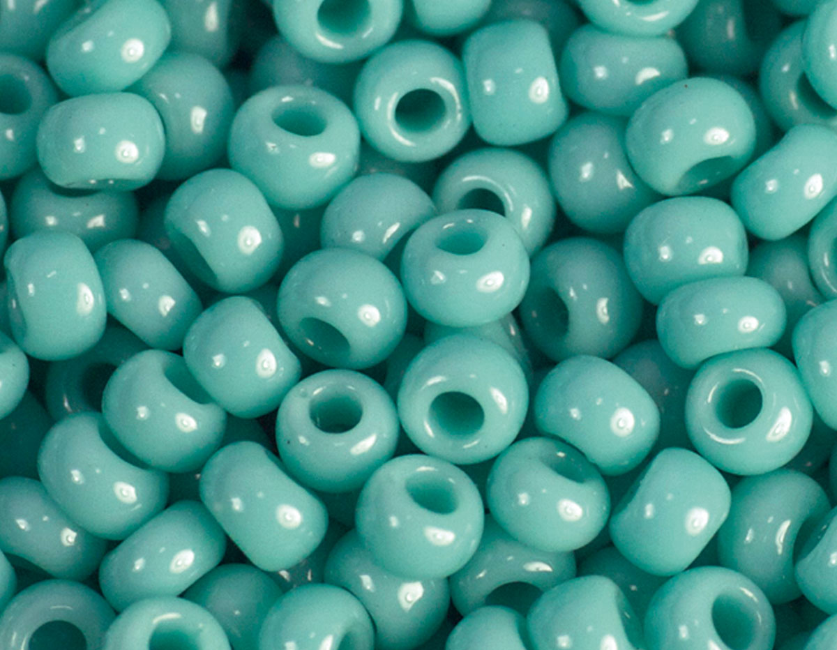Z180855 180855 Perles japonaises rocaille opaque turquoise Toho