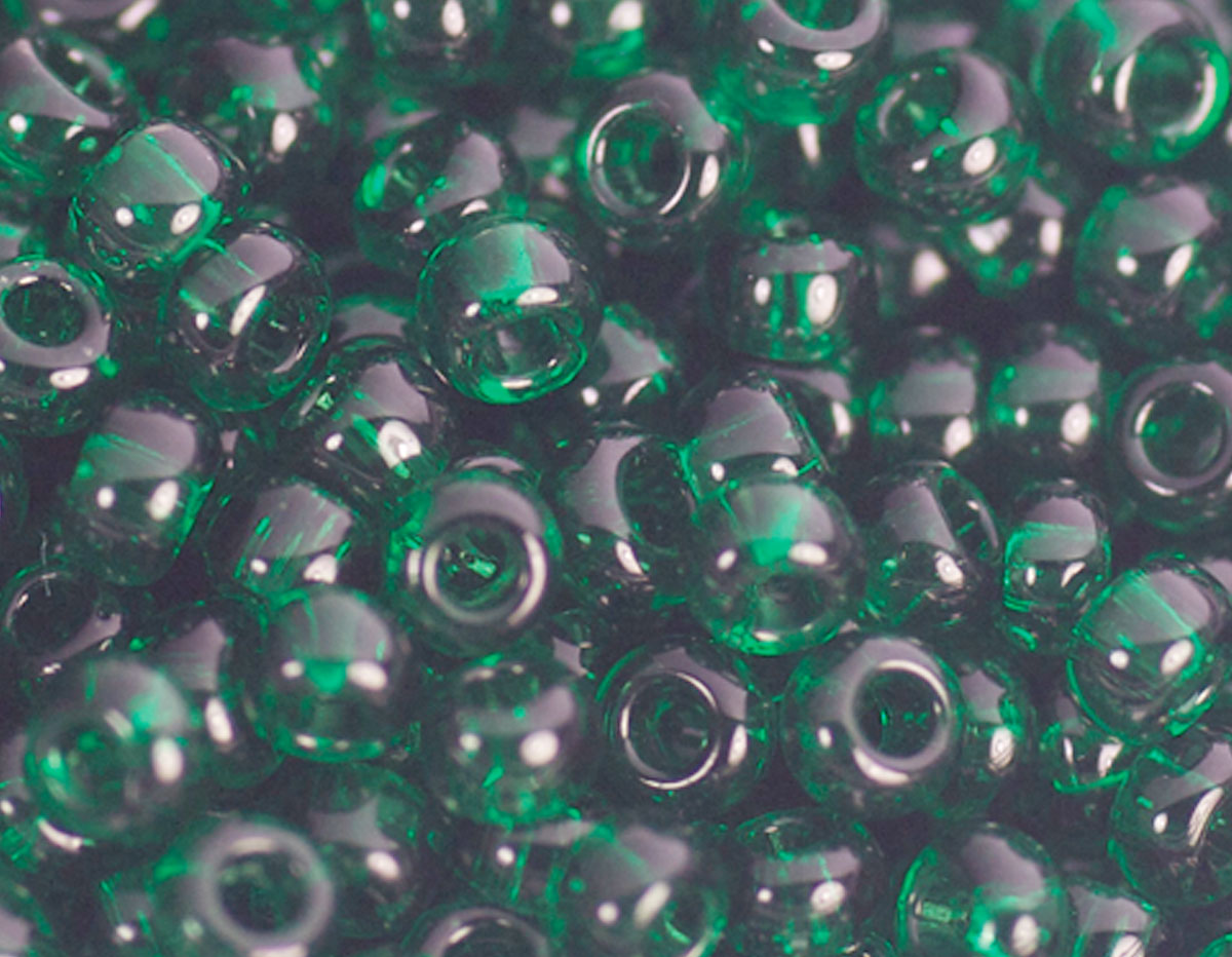 Z180939 180939 Perles japonaises rocaille transparent vert Toho