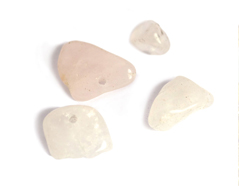 19107 Cuenta semipreciosa piedra de forma irregular piedra blanca Innspiro - Ítem