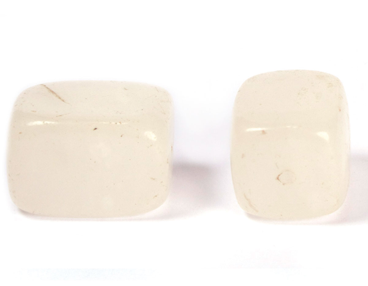 19127 Perle semi precieuse pierre pierre blanche Innspiro
