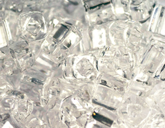 192001 Z192001 Perles japonaises cube transparent blanc Toho - Article