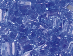 Z192013 192013 Perles japonaises cube transparent bleu Toho - Article