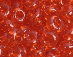 198005 Z198005 Perles japonaises magatama transparent rouge Toho - Article